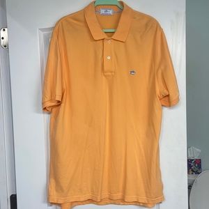 Southern Tide The Skipjack Polo Men’s Large/40 Orange Sherbet Short sleeve EUC